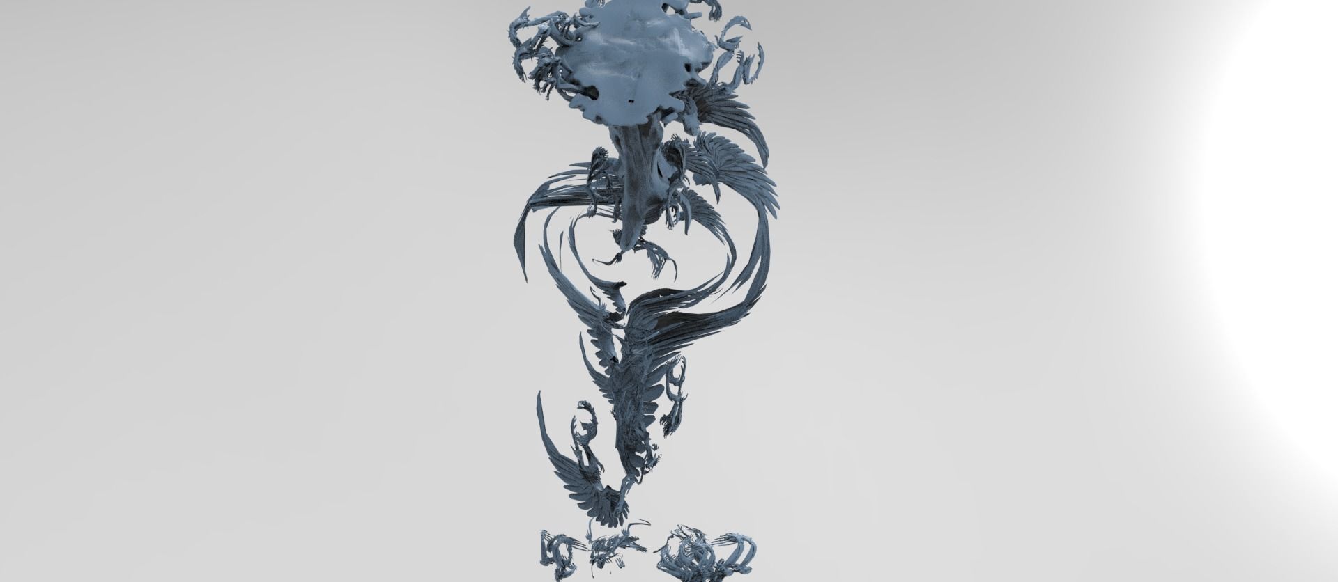 Ghost rock Hades Roots collection Low-poly 3D model_3