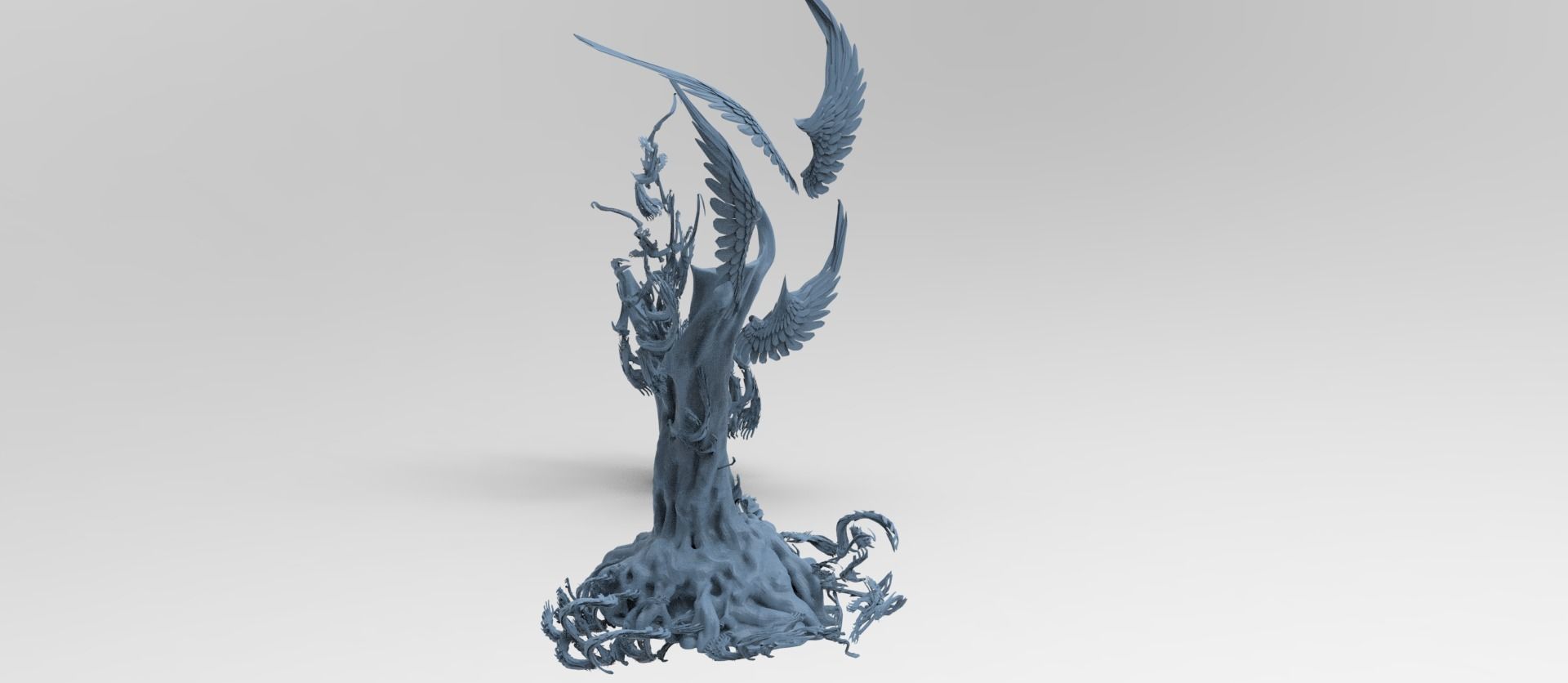 Ghost rock Hades Roots collection Low-poly 3D model_8