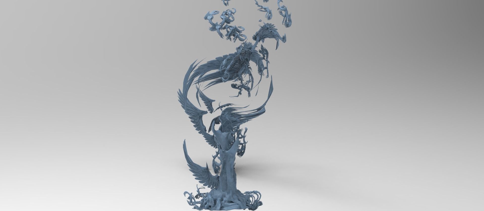 Ghost rock Hades Roots collection Low-poly 3D model_6