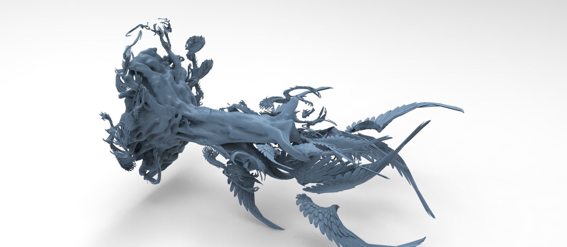 Ghost rock Hades Roots collection Low-poly 3D model_10