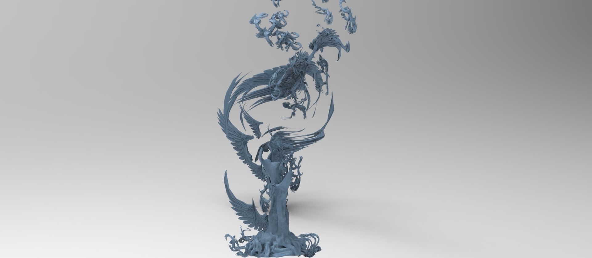 Ghost rock Hades Roots collection Low-poly 3D model_21