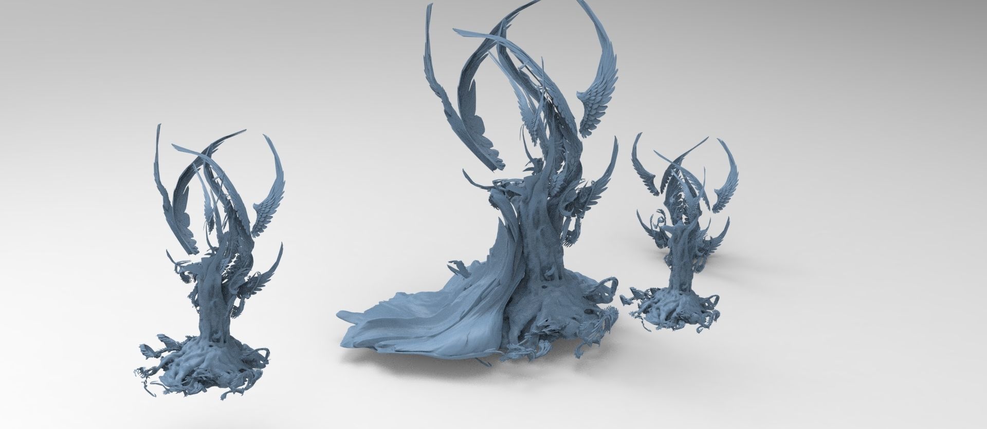 Ghost rock Hades Roots collection Low-poly 3D model_22