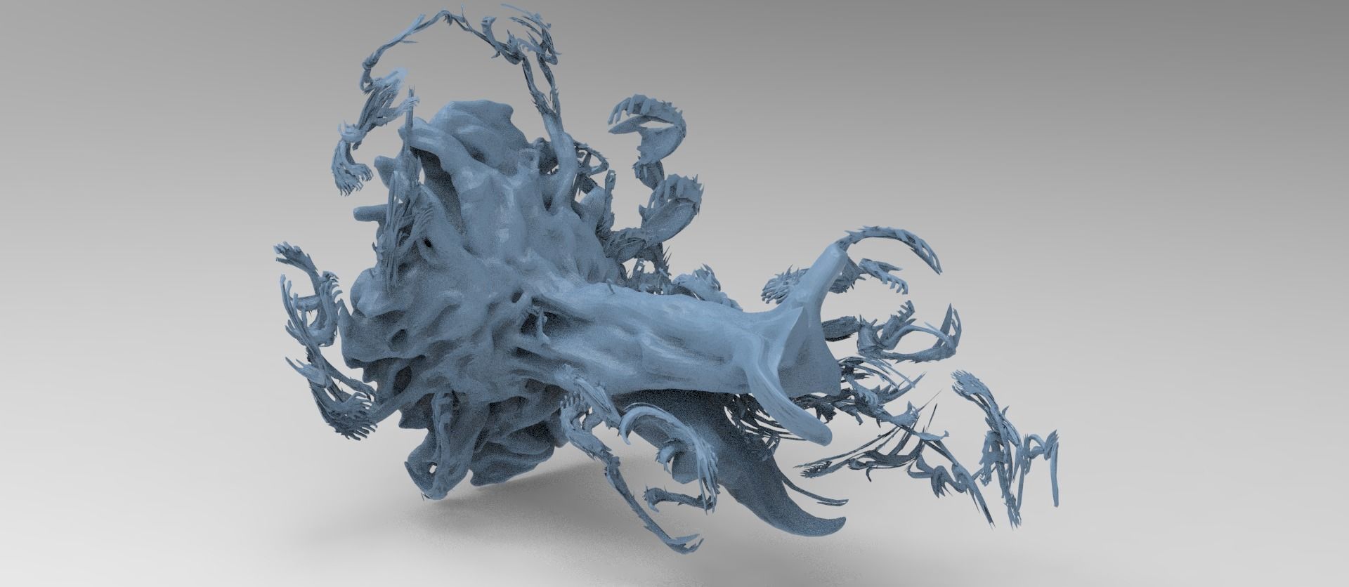 Ghost rock Hades Roots collection Low-poly 3D model_13