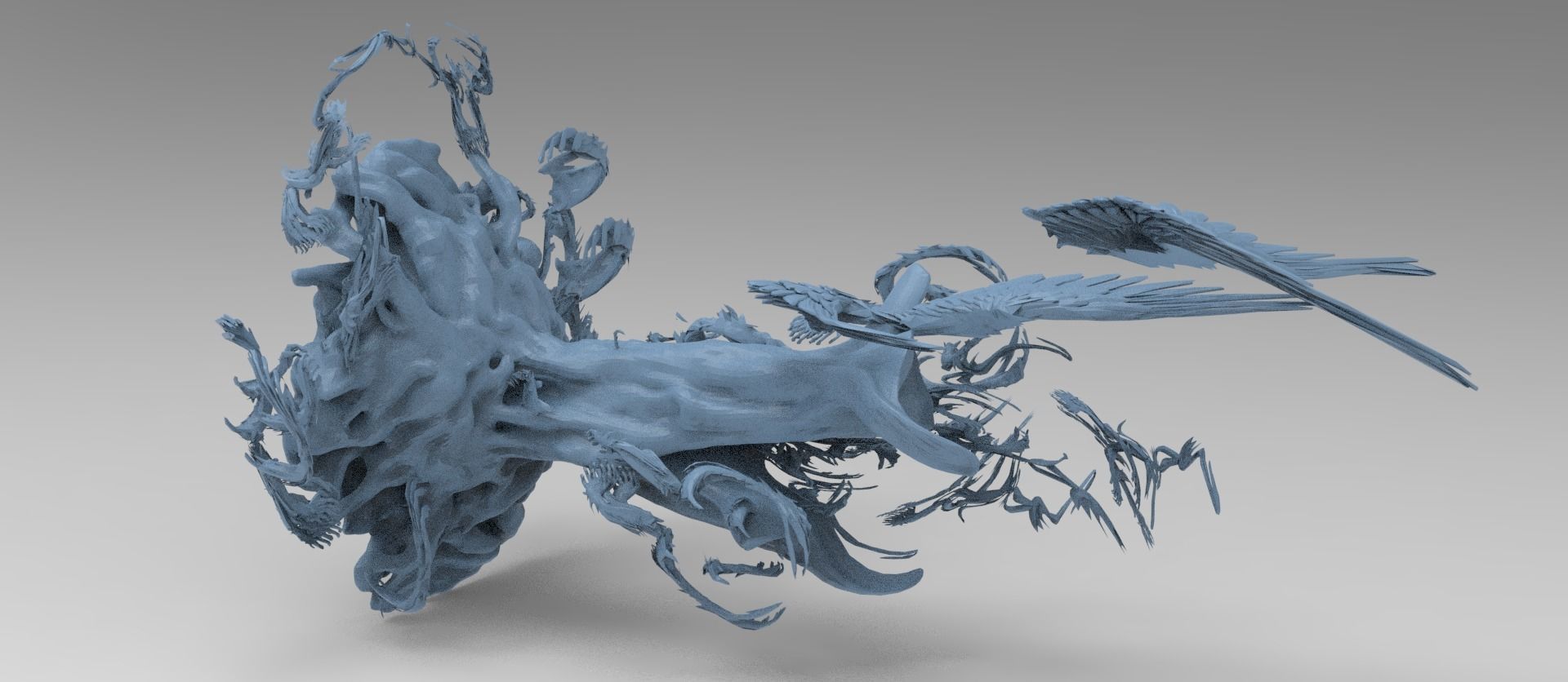 Ghost rock Hades Roots collection Low-poly 3D model_11