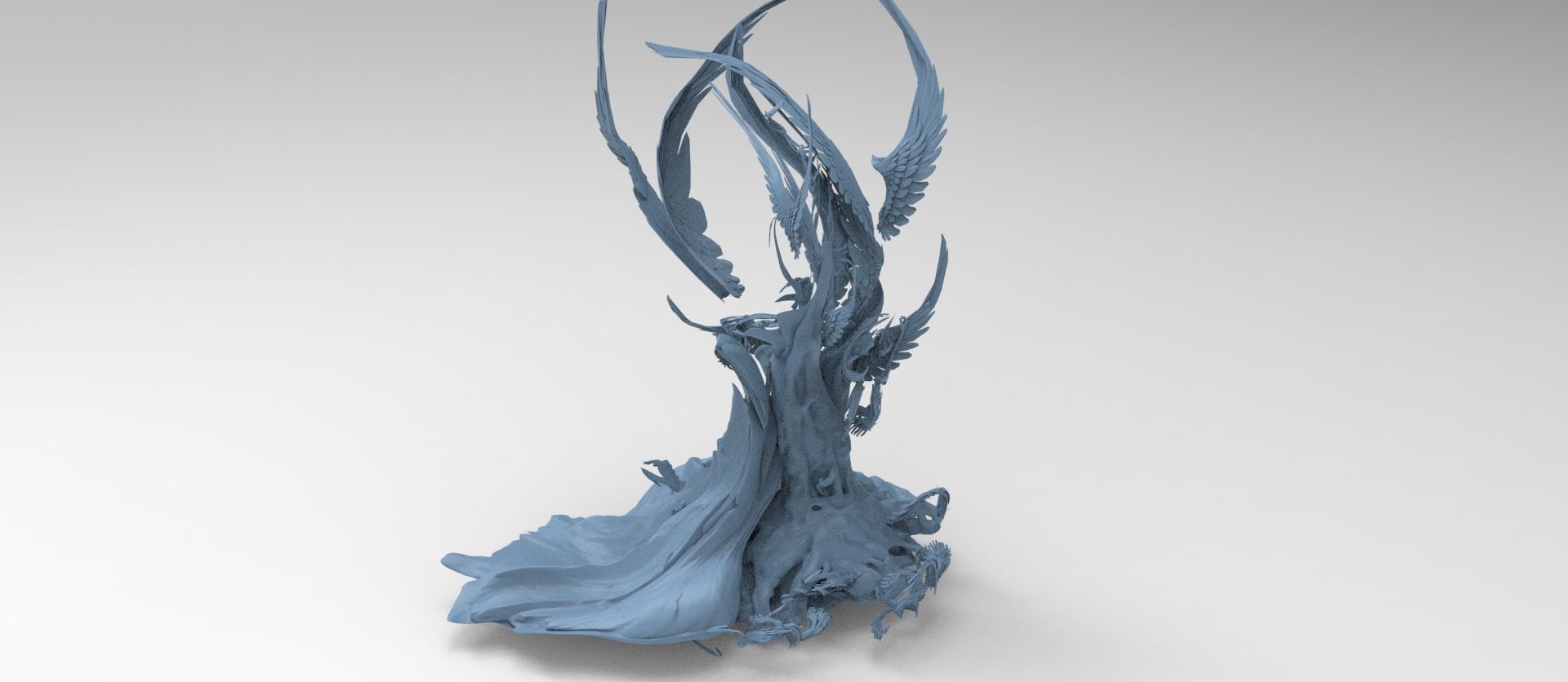 Ghost rock Hades Roots collection Low-poly 3D model_20