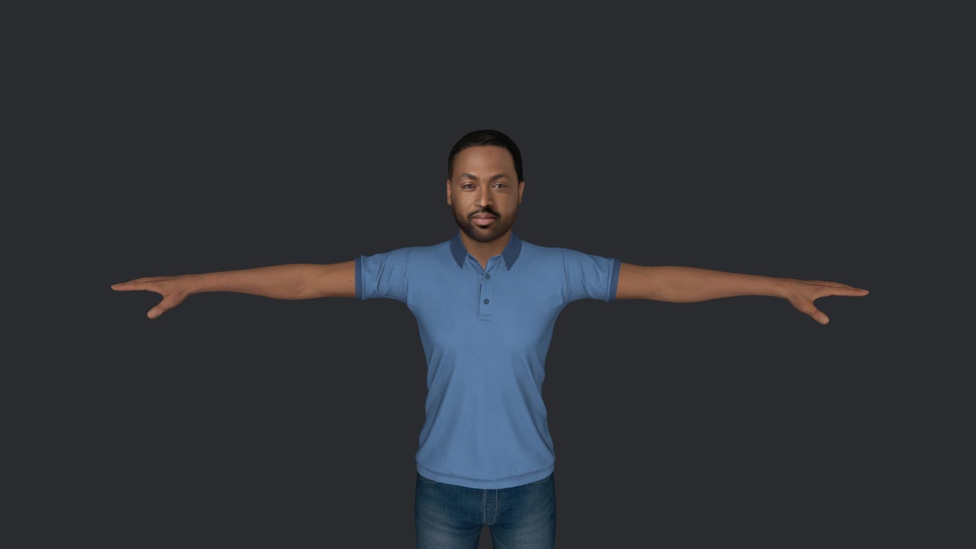 Dwyane Wade Hyper Realistic Full Body Rigged Character 3D model_11