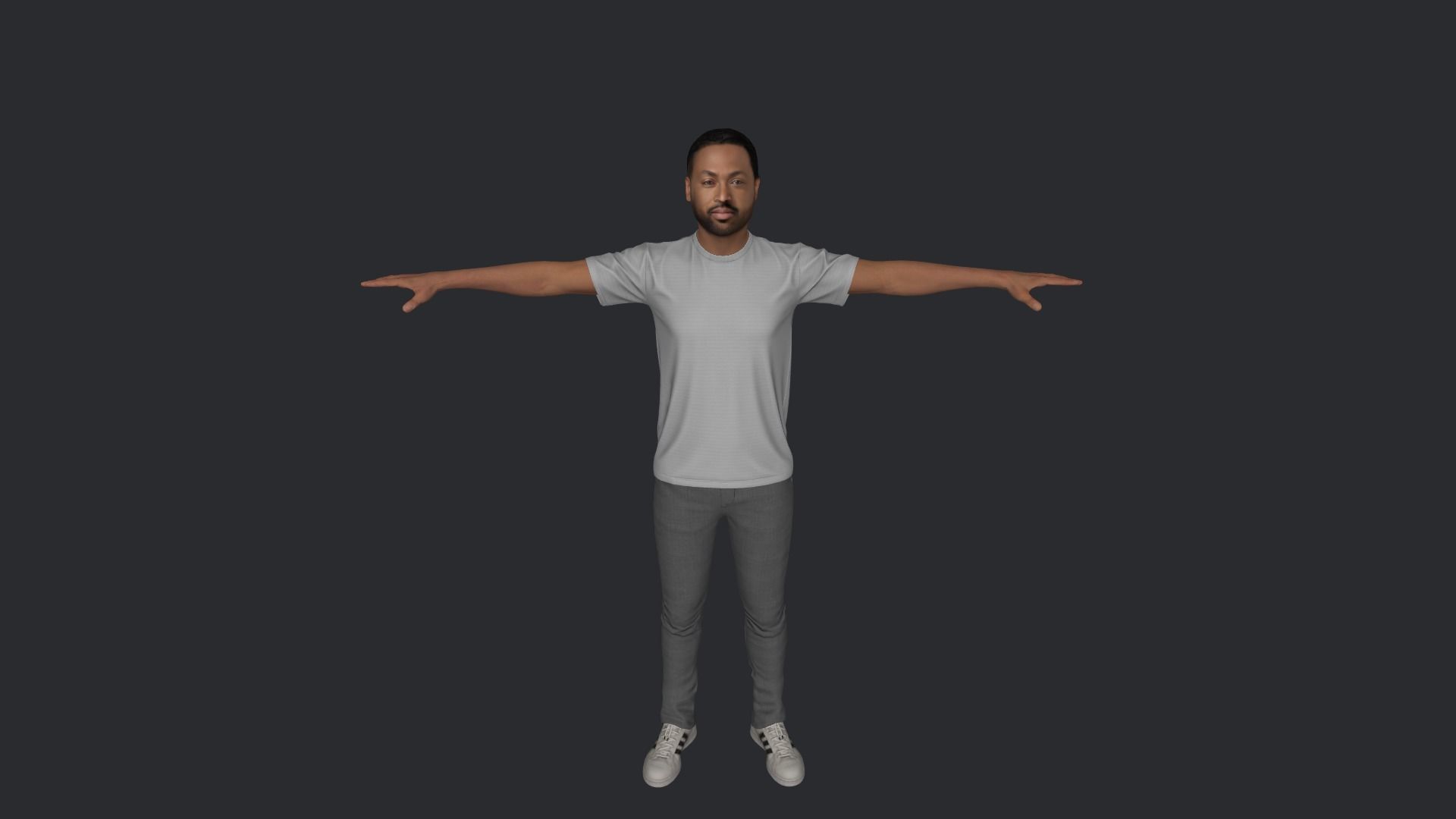 Dwyane Wade Hyper Realistic Full Body Rigged Character 3D model_18