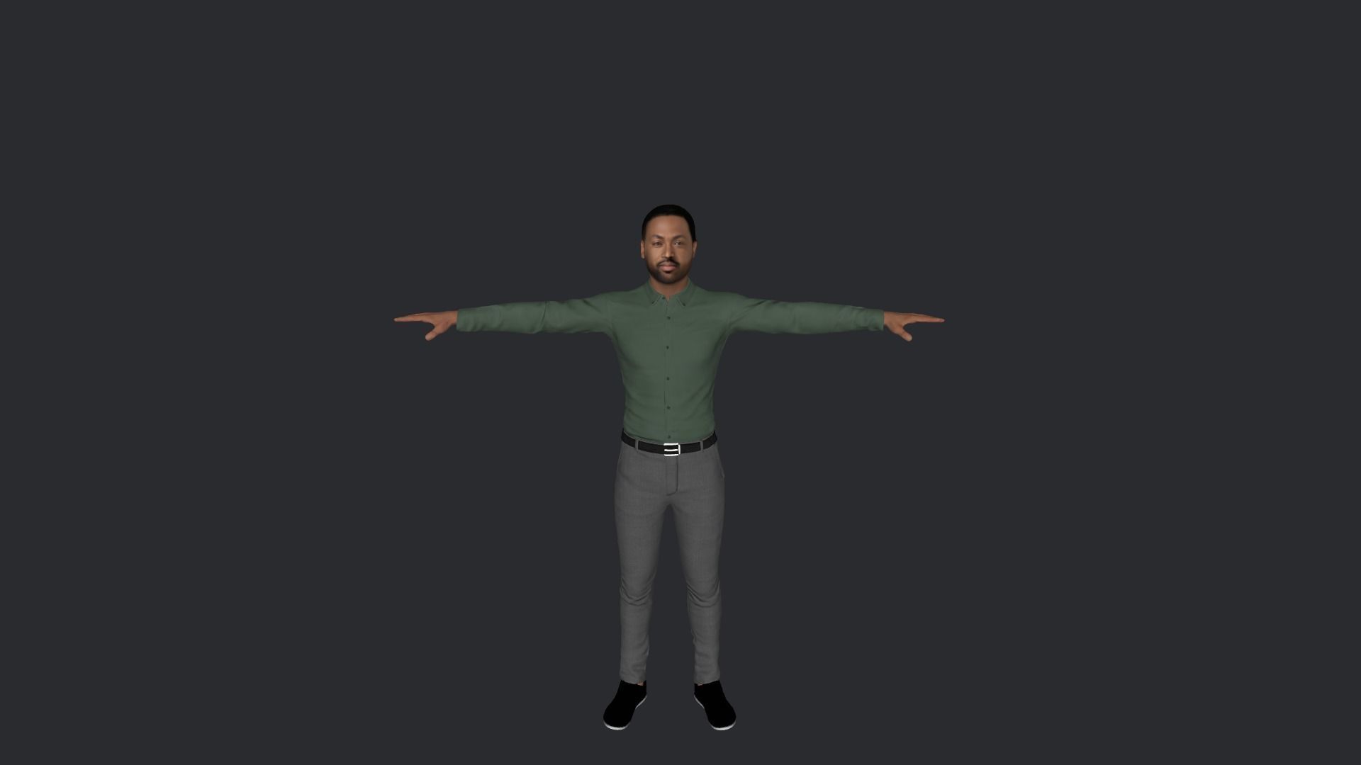 Dwyane Wade Hyper Realistic Full Body Rigged Character 3D model_2