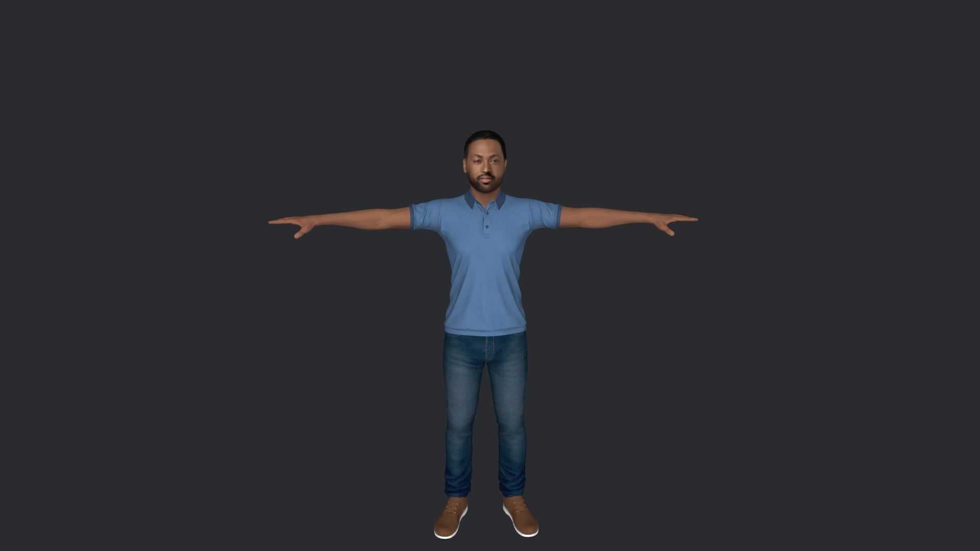 Dwyane Wade Hyper Realistic Full Body Rigged Character 3D model_13