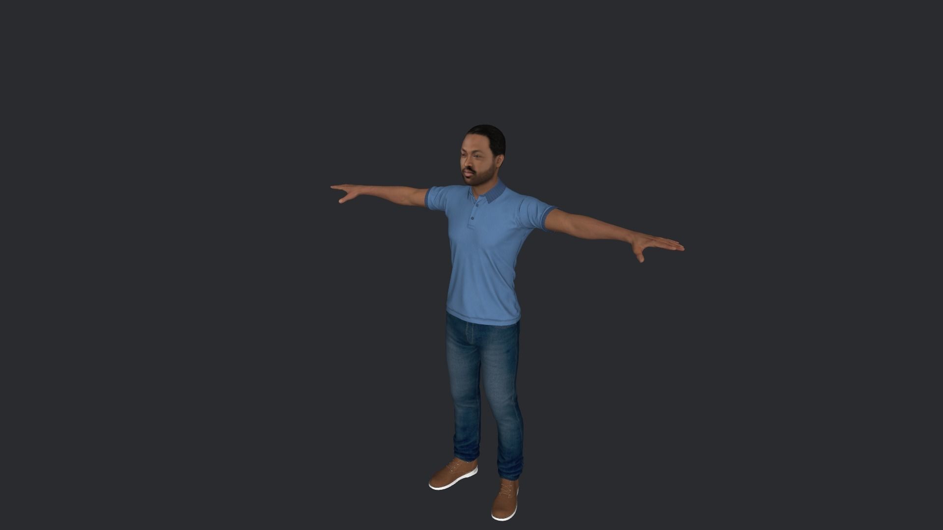 Dwyane Wade Hyper Realistic Full Body Rigged Character 3D model_14