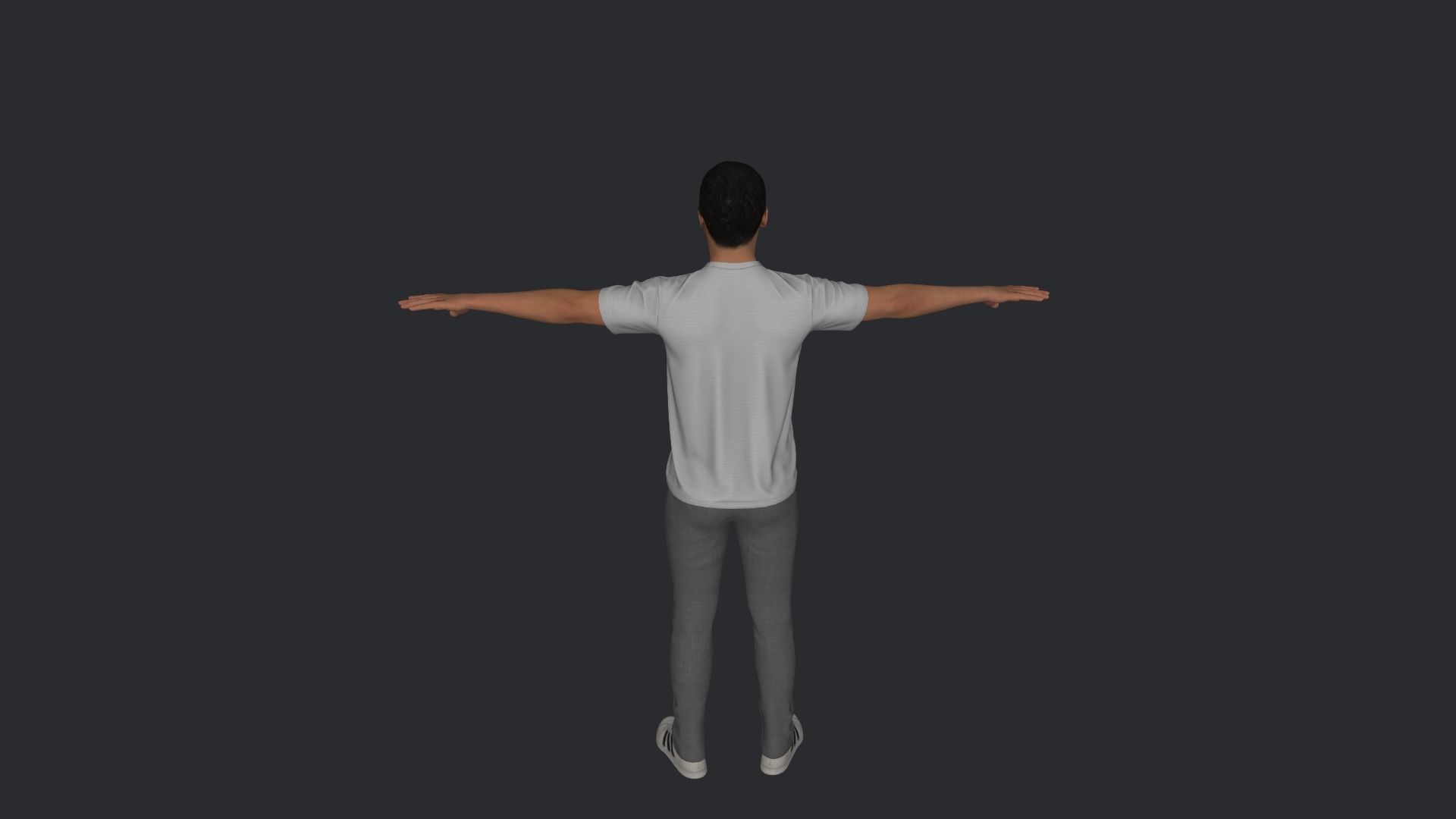 Dwyane Wade Hyper Realistic Full Body Rigged Character 3D model_20