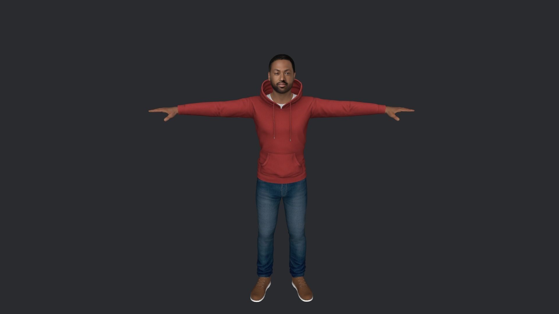 Dwyane Wade Hyper Realistic Full Body Rigged Character 3D model_7
