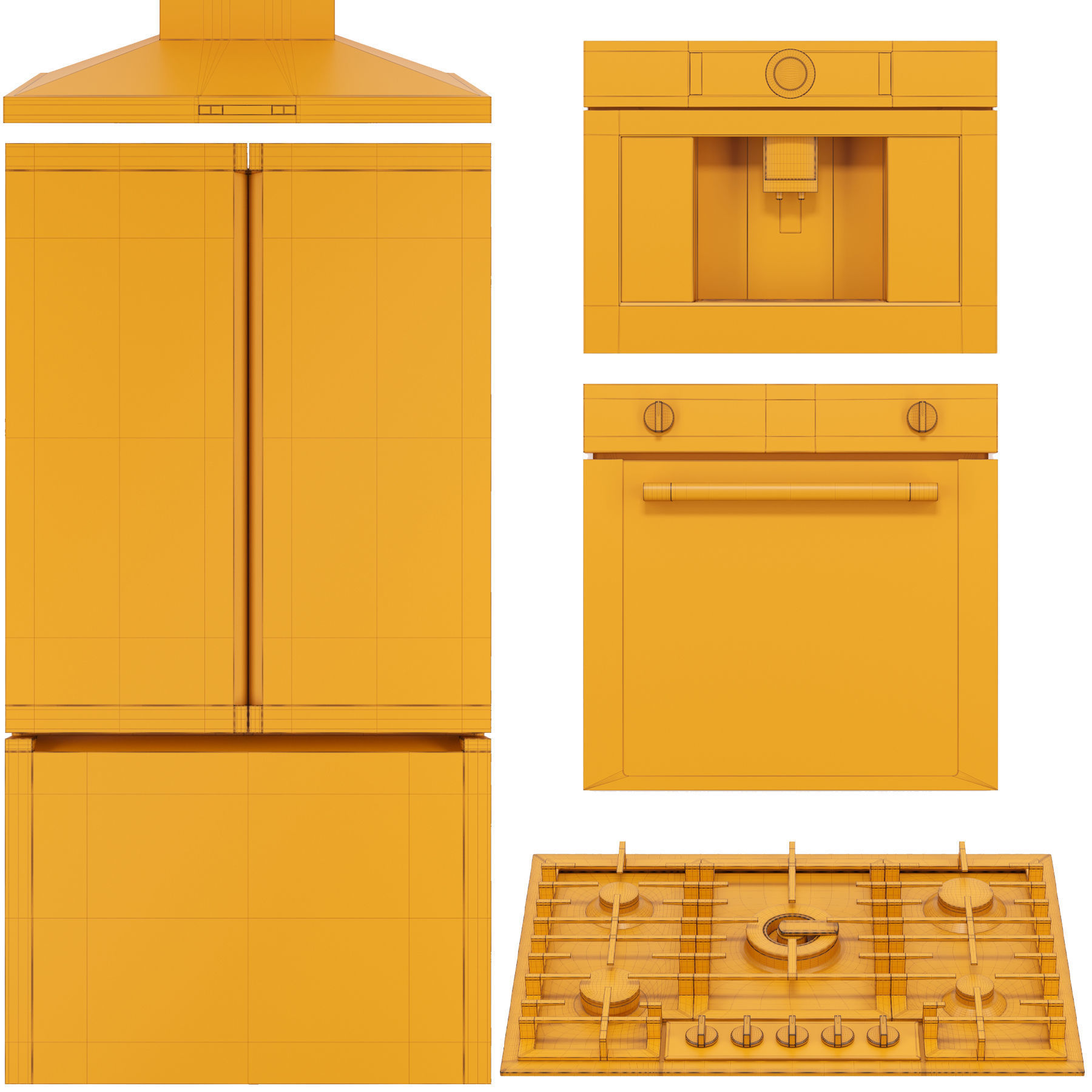 BOSCH kitchen appliances 3D model_6