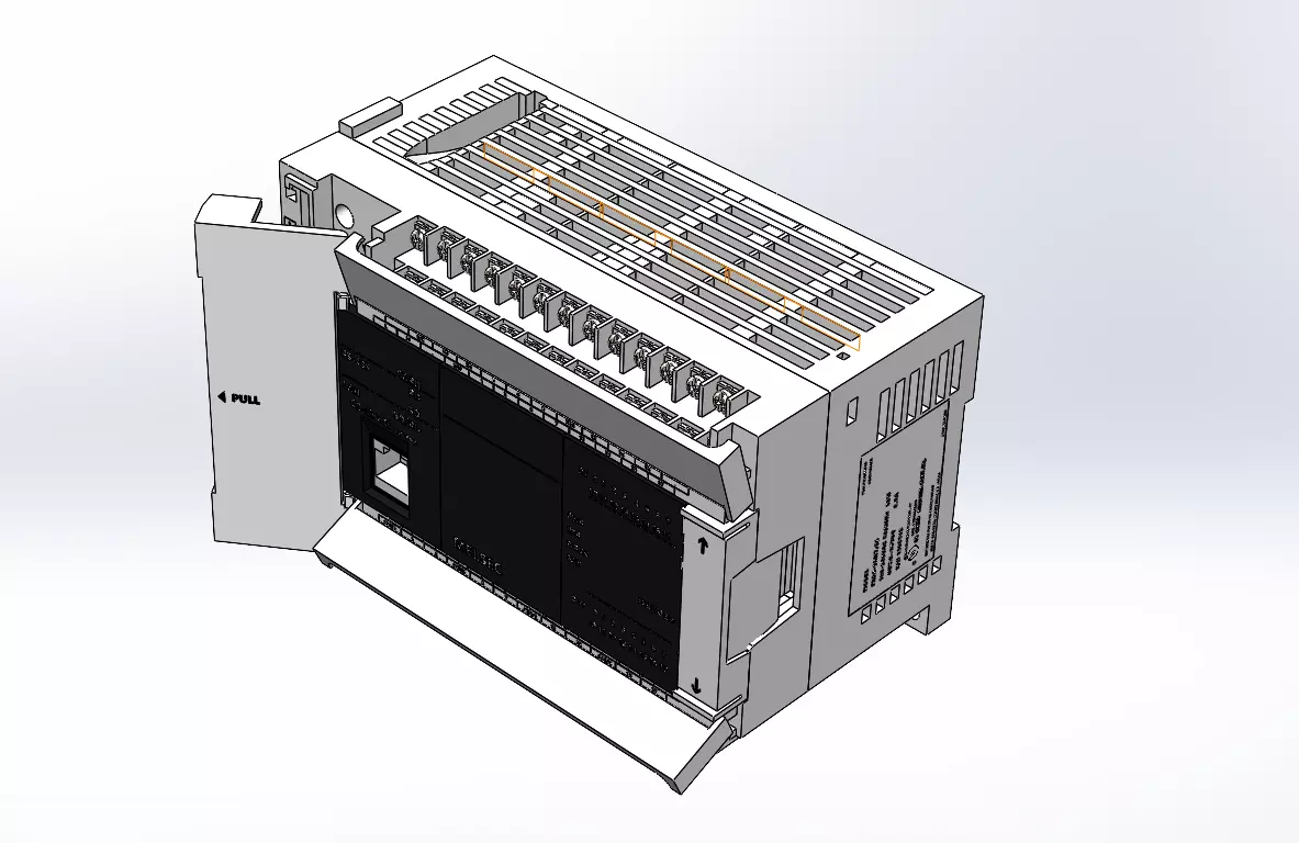 PLC MITSUBISHI 3D print model