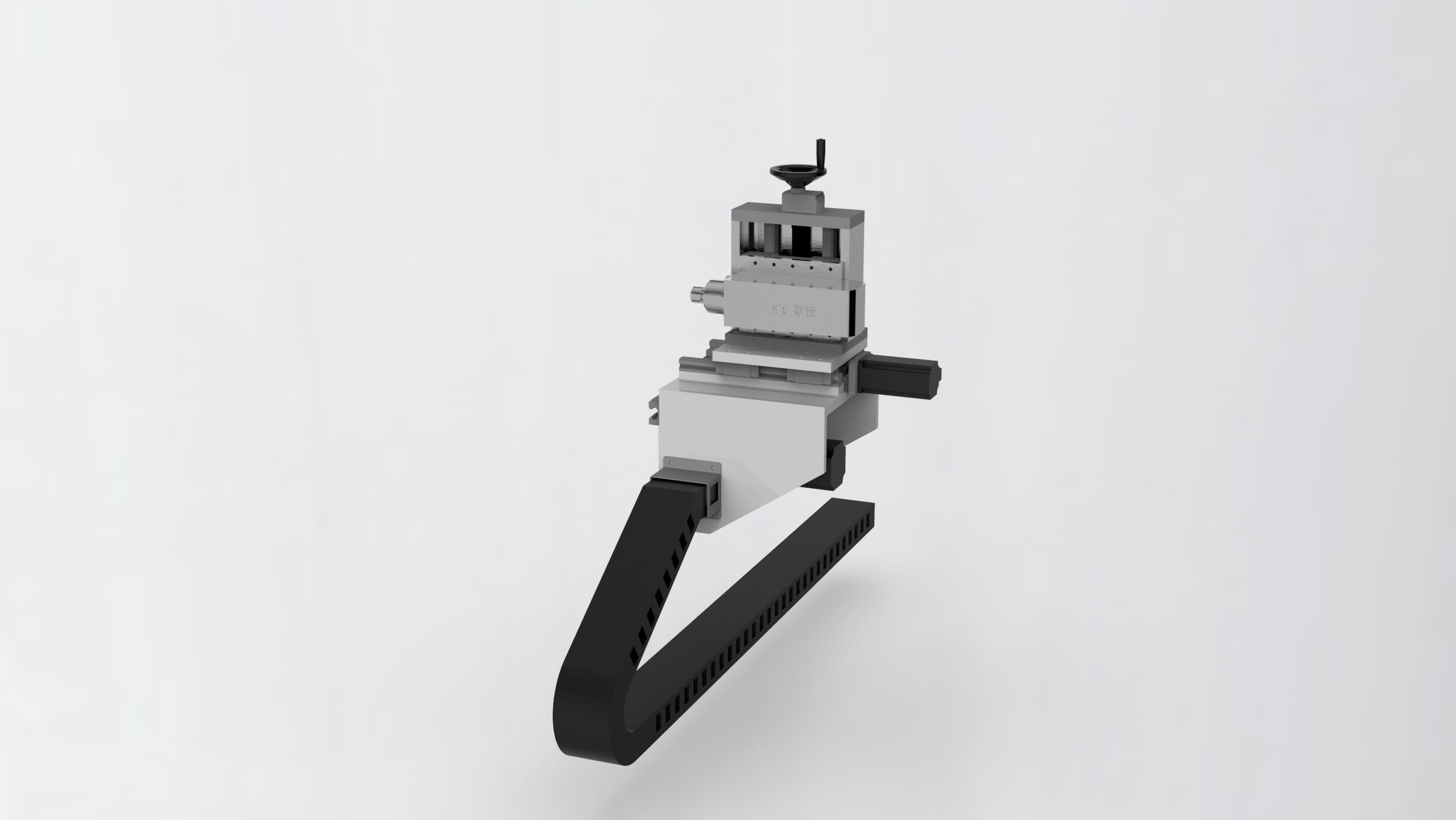 A side drilling machine  3D model_3