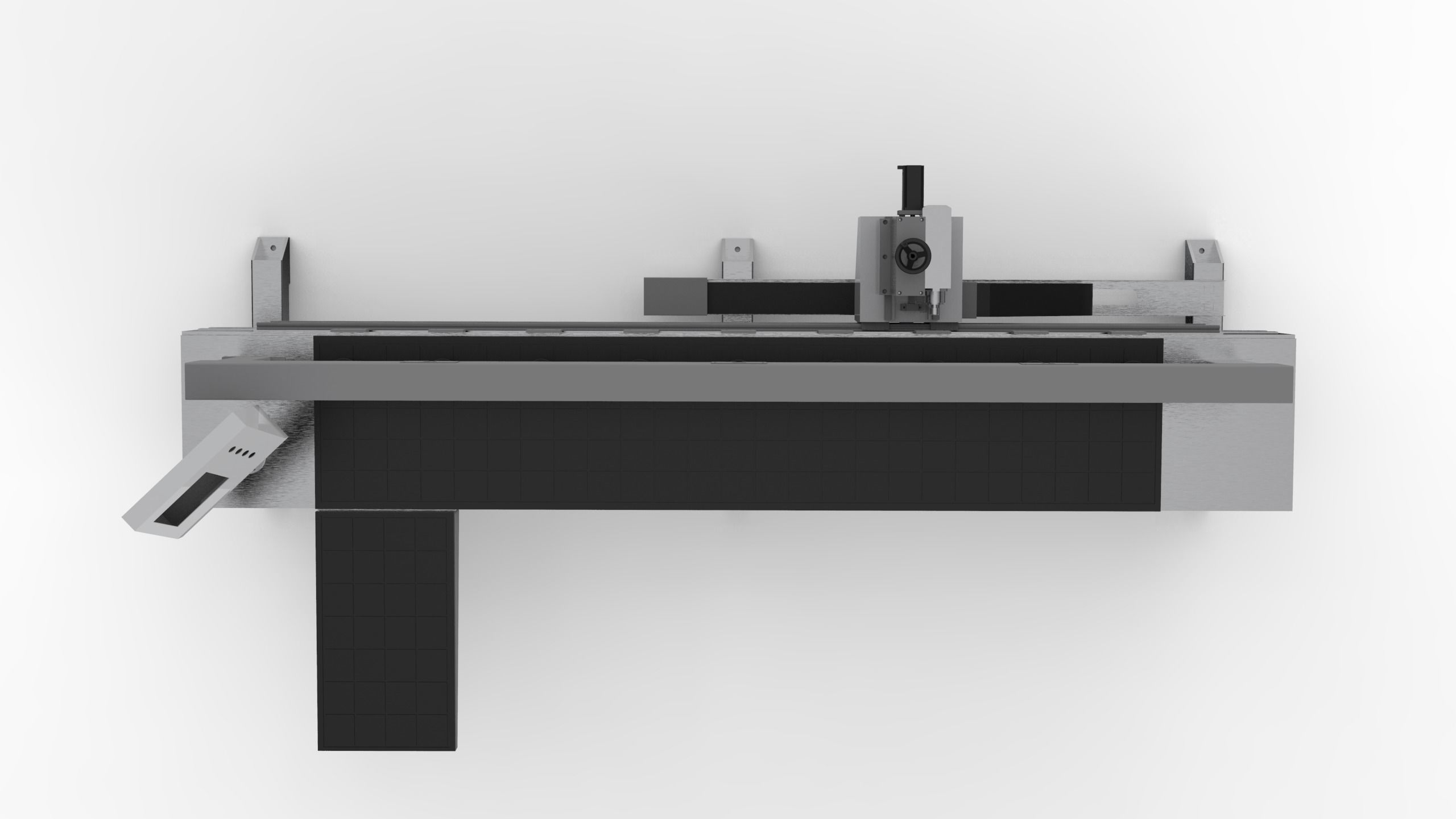 A side drilling machine  3D model_5