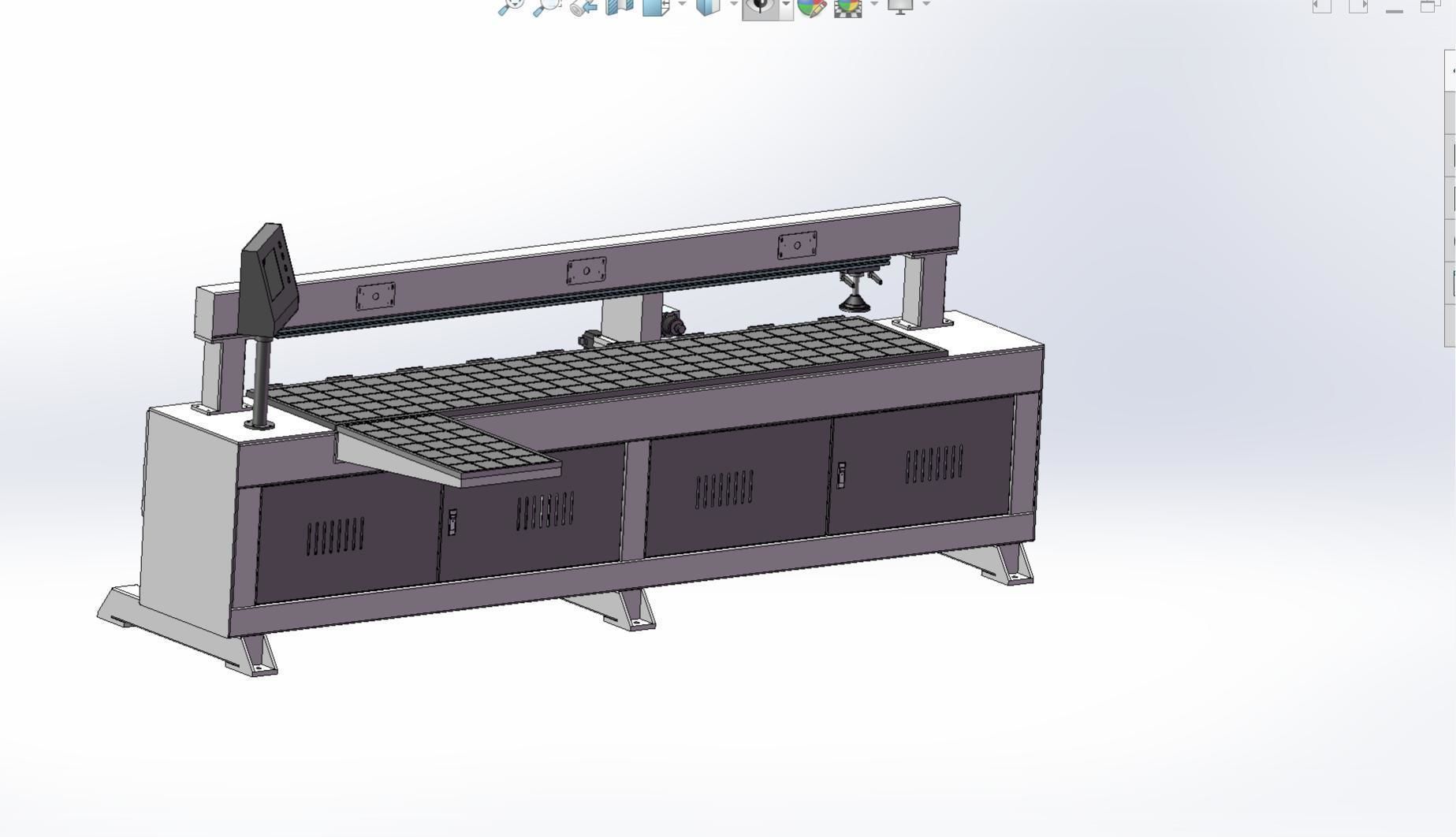 A side drilling machine  3D model_8