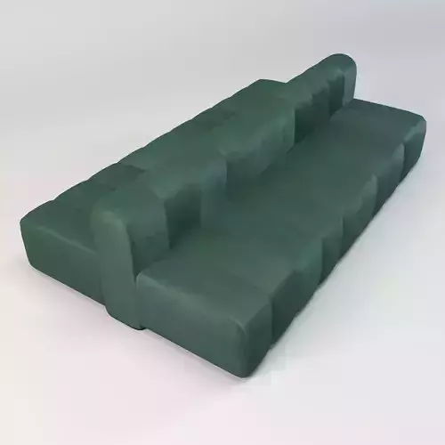 Minimalist Double Side Velvet Modular Sofa