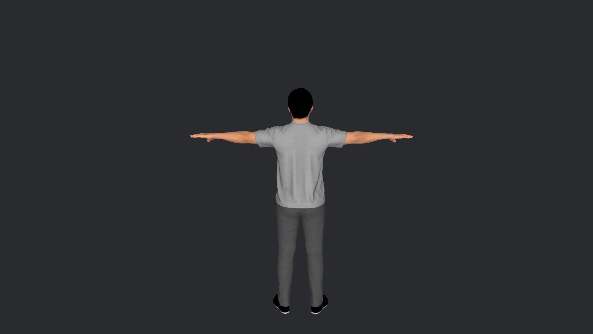 Hannibal Lecter Hyper Realistic Full Body Rigged Character 3D model_27