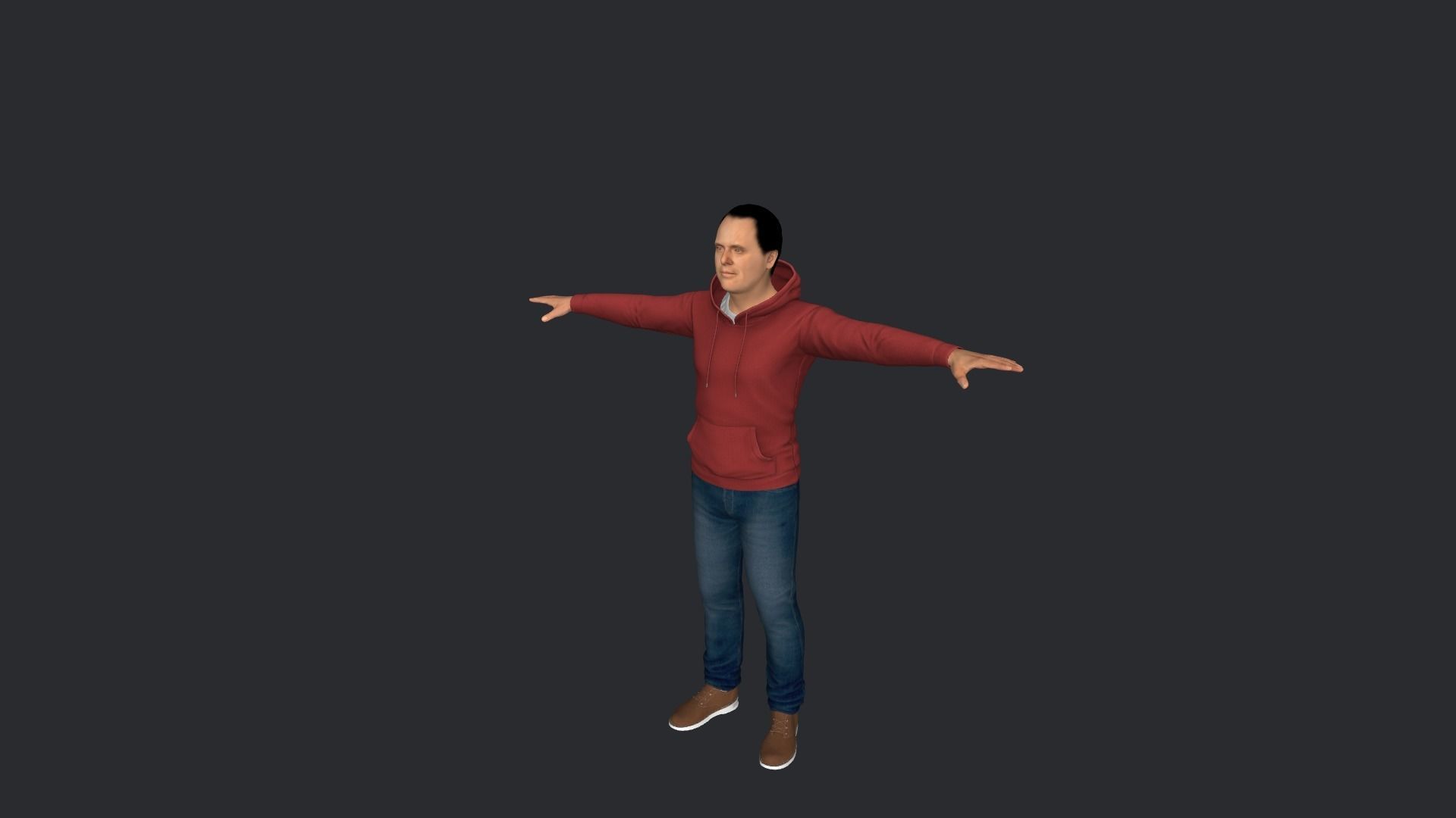 Hannibal Lecter Hyper Realistic Full Body Rigged Character 3D model_21