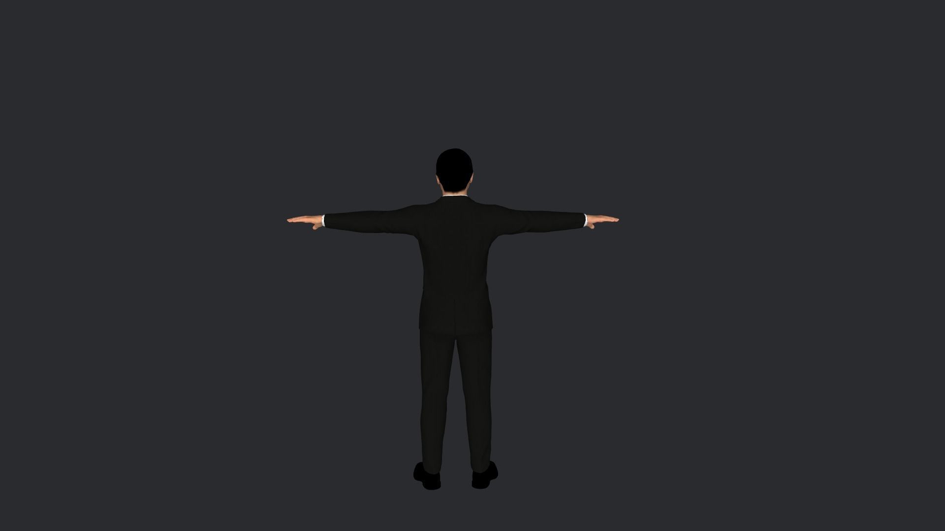 Hannibal Lecter Hyper Realistic Full Body Rigged Character 3D model_4