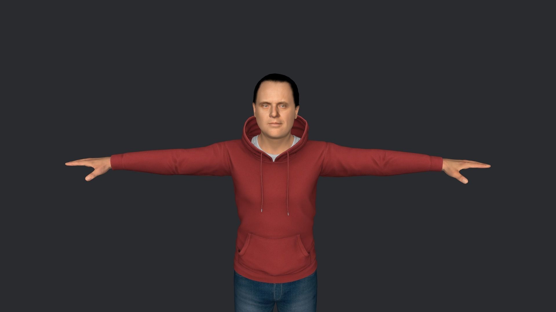 Hannibal Lecter Hyper Realistic Full Body Rigged Character 3D model_19