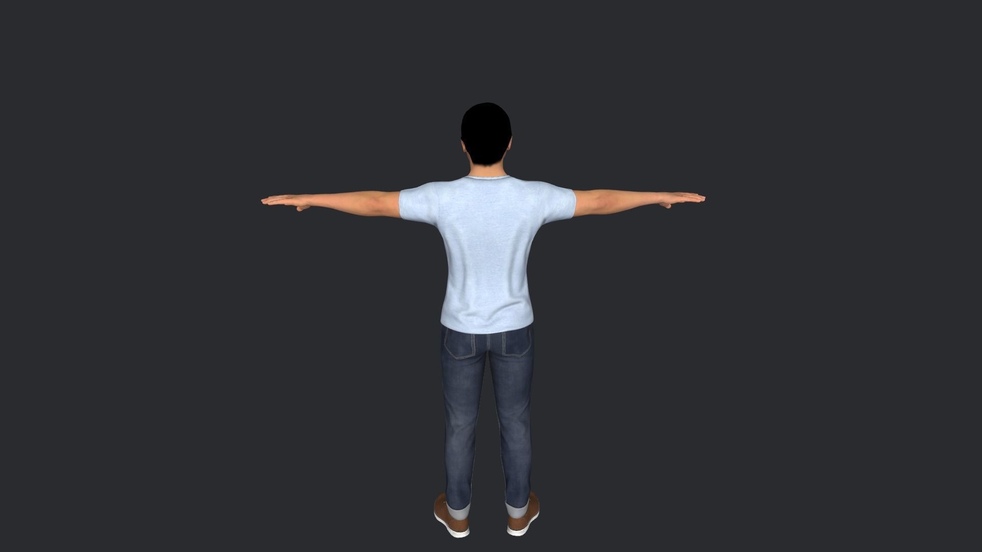 Hannibal Lecter Hyper Realistic Full Body Rigged Character 3D model_17
