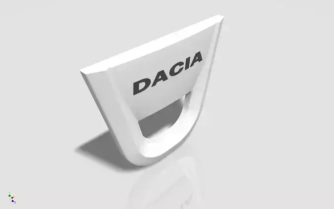 Dacia-Logo dacia logo 3D print model