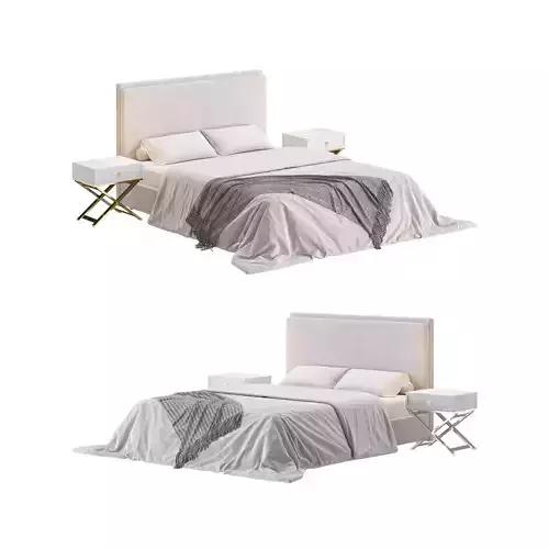 Lennon Bed in Nomad 3D model