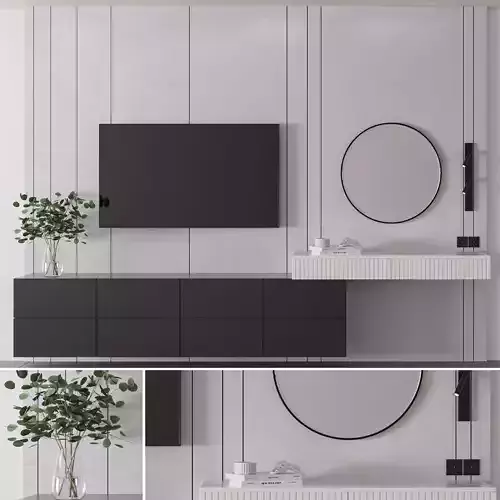 Bedroom Furniture Composition 09