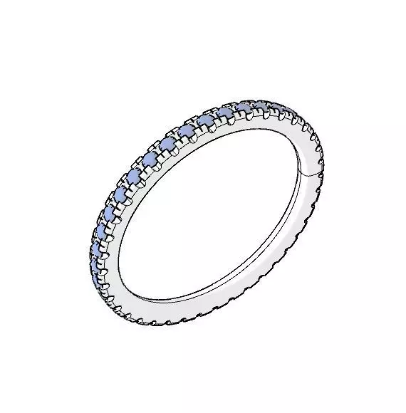 eternity ring Free 3D print model_0