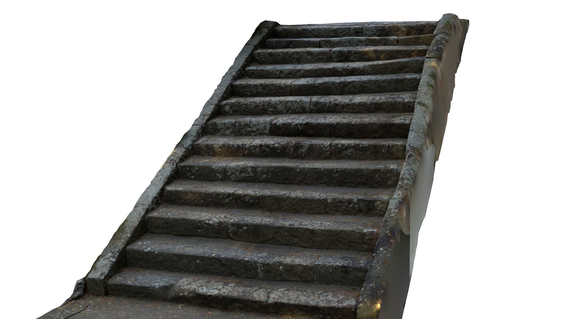 Stone Stairs-01 3D model_6