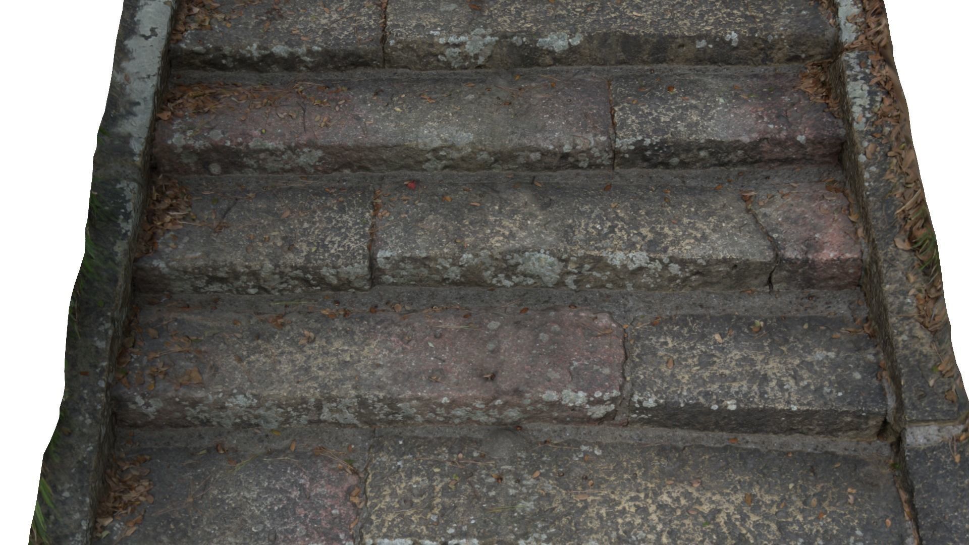 Stone Stairs-01 3D model_8