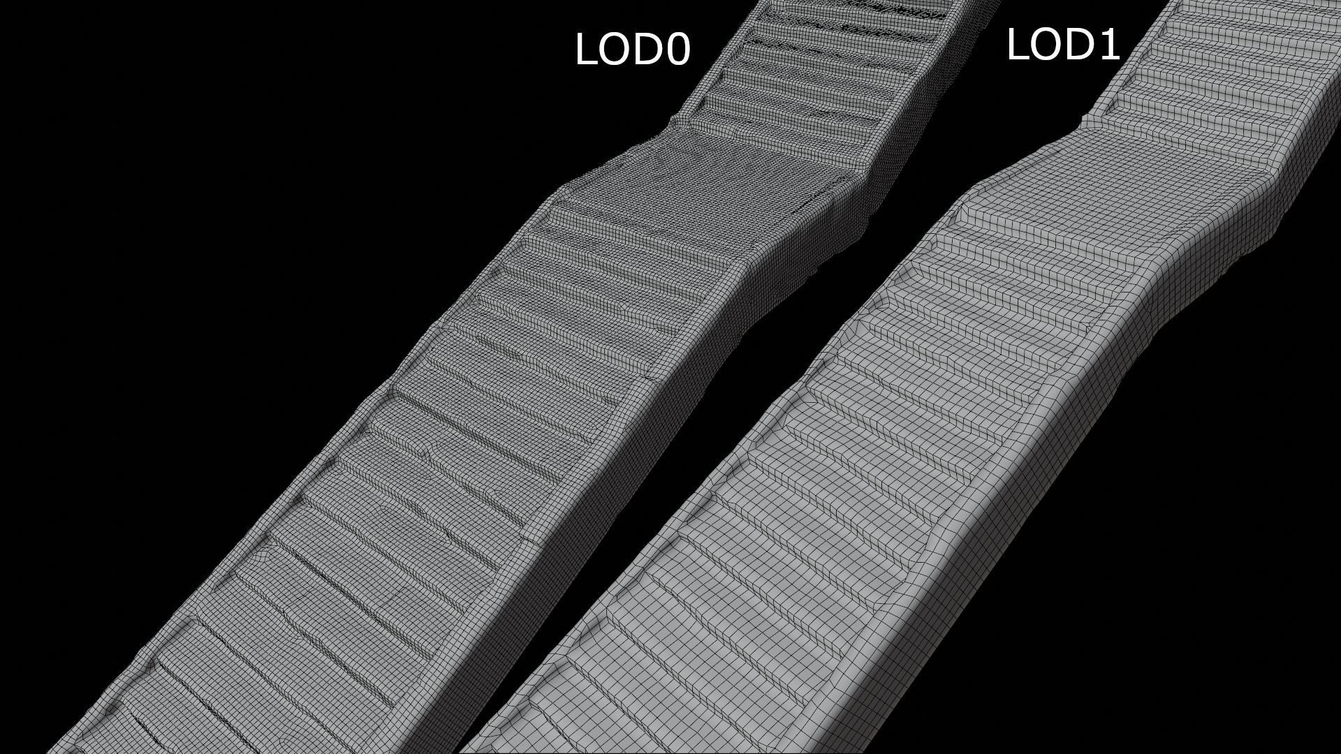 Stone Stairs-01 3D model_11