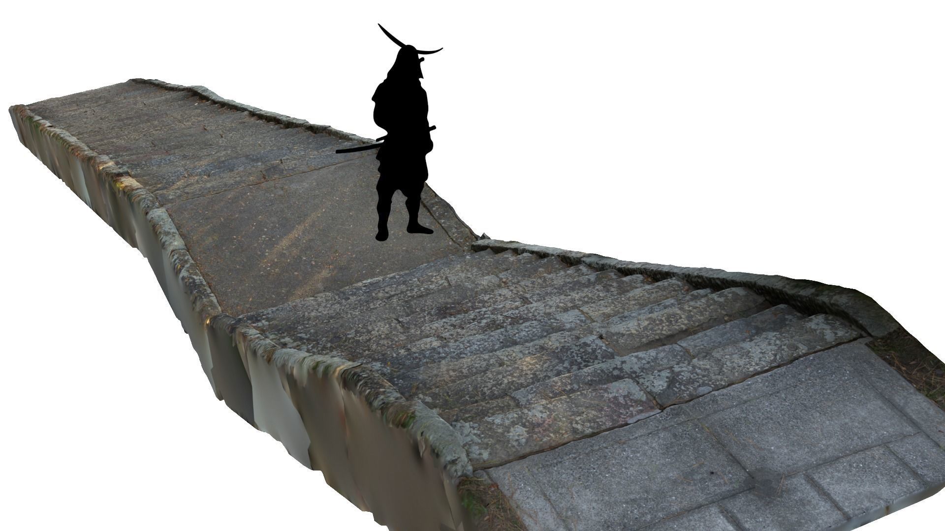 Stone Stairs-01 3D model_9