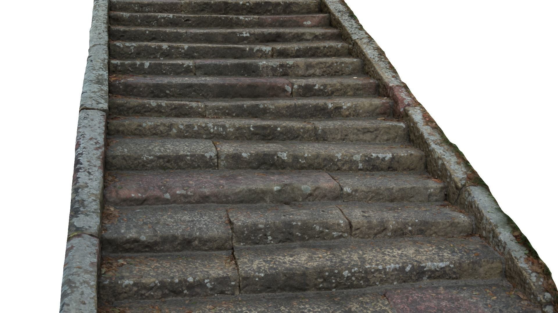 Stone Stairs-01 3D model_7