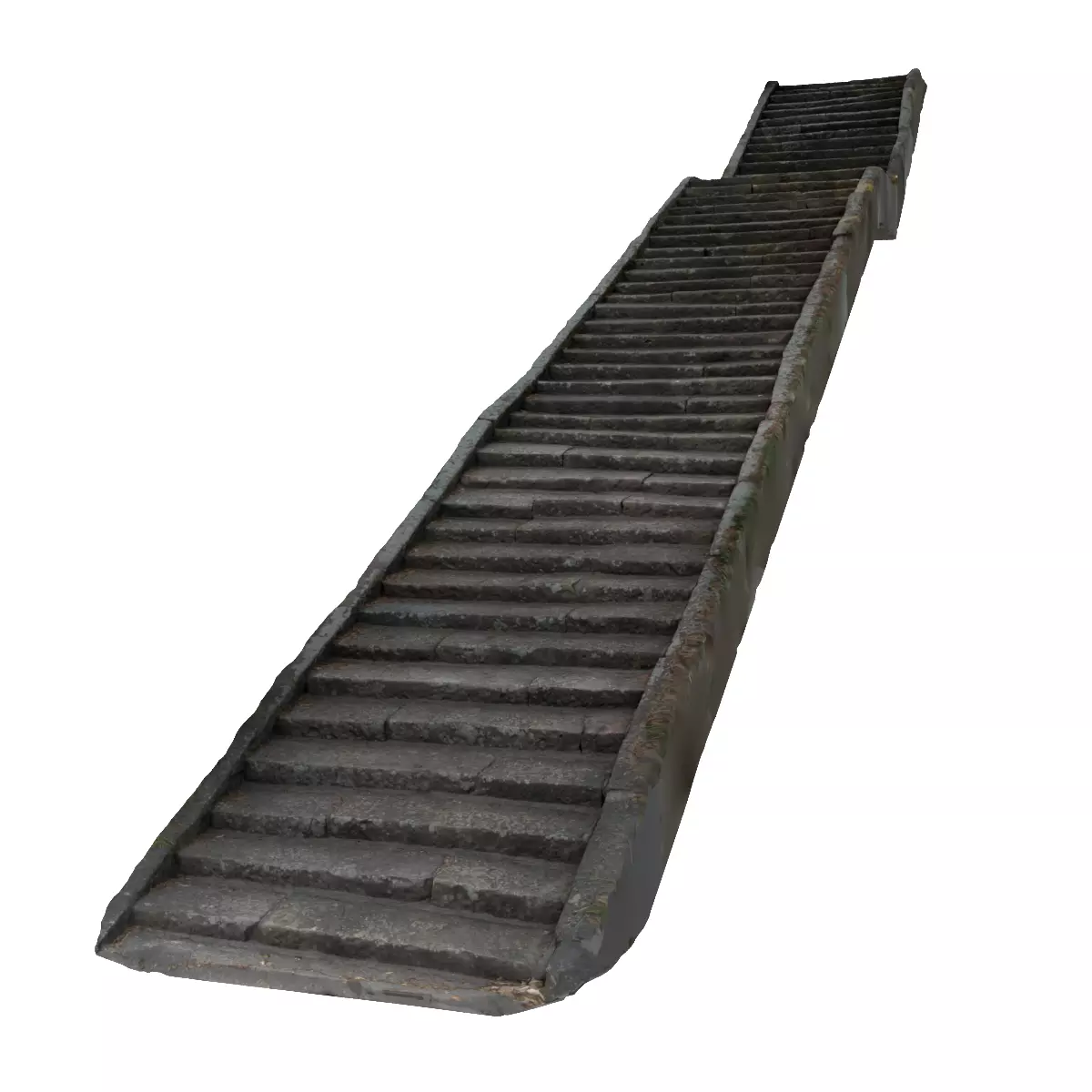 Stone Stairs-01 3D model_0