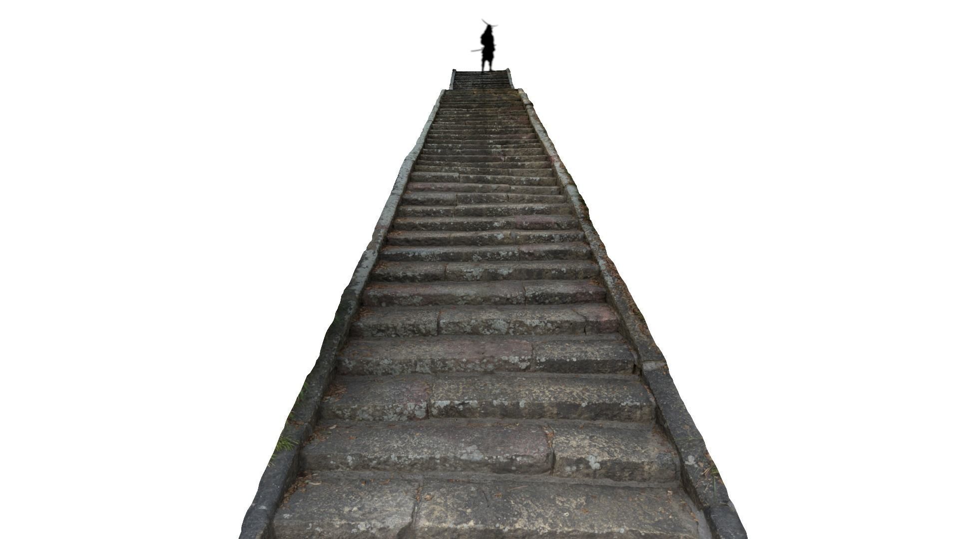 Stone Stairs-01 3D model_10