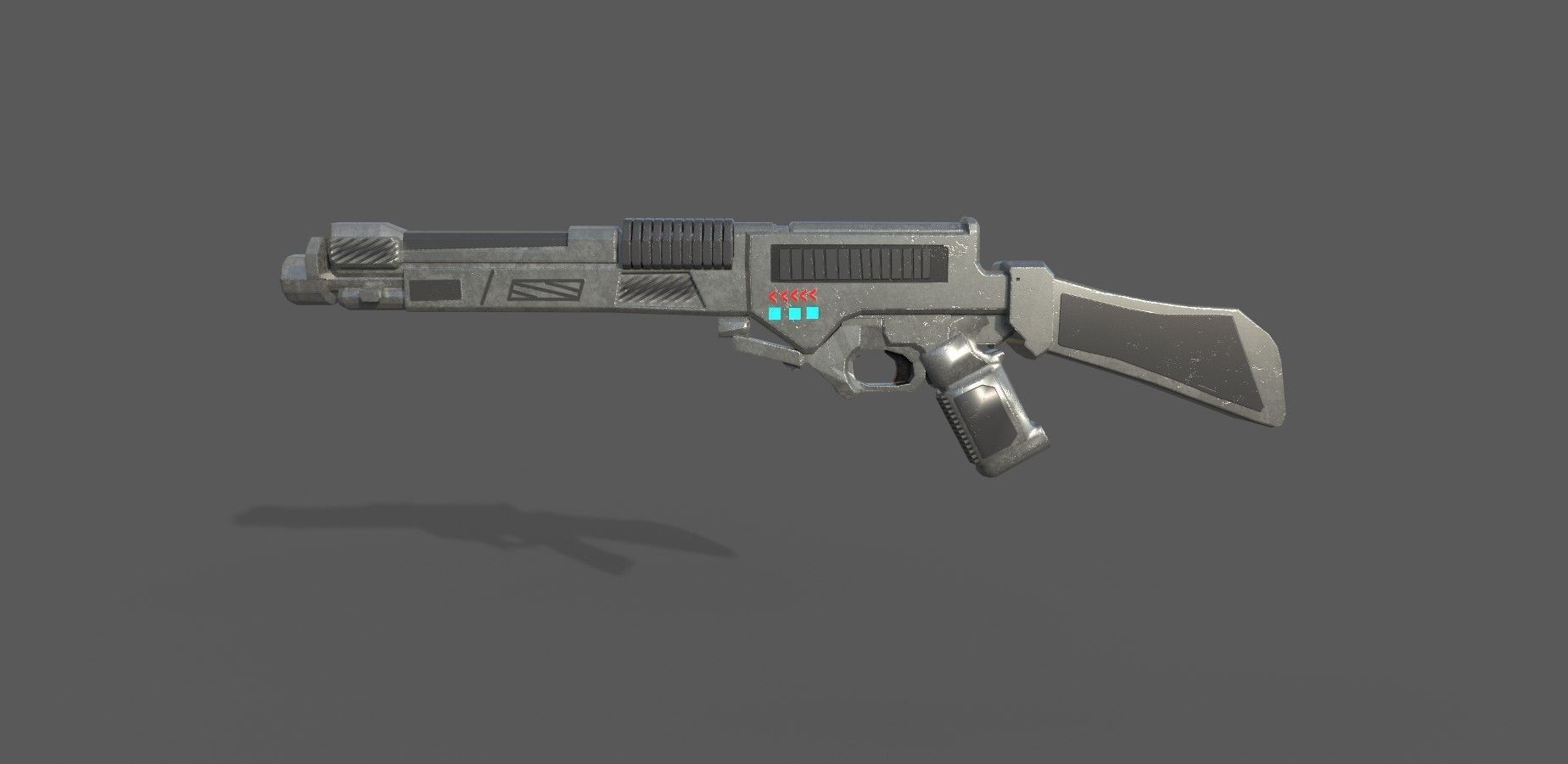 Sci-Fi Warrior Bots Low-poly 3D model_67