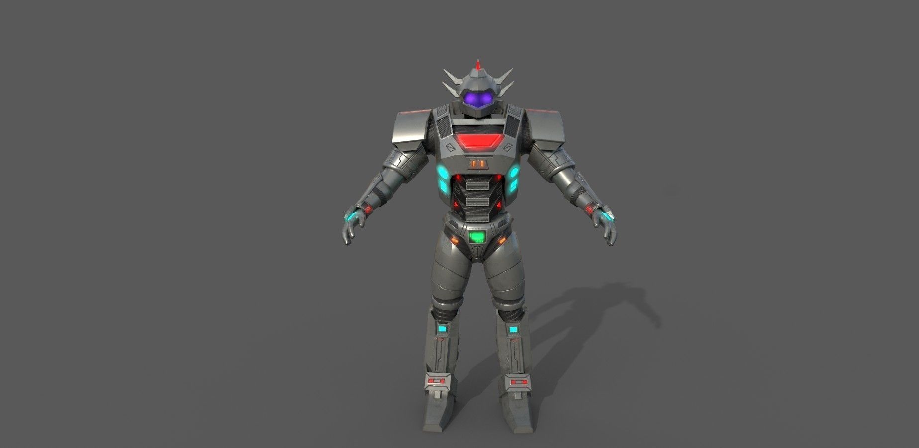 Sci-Fi Warrior Bots Low-poly 3D model_62