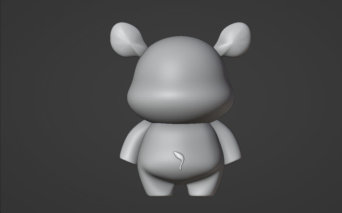 rhinoceros 3D print model_4