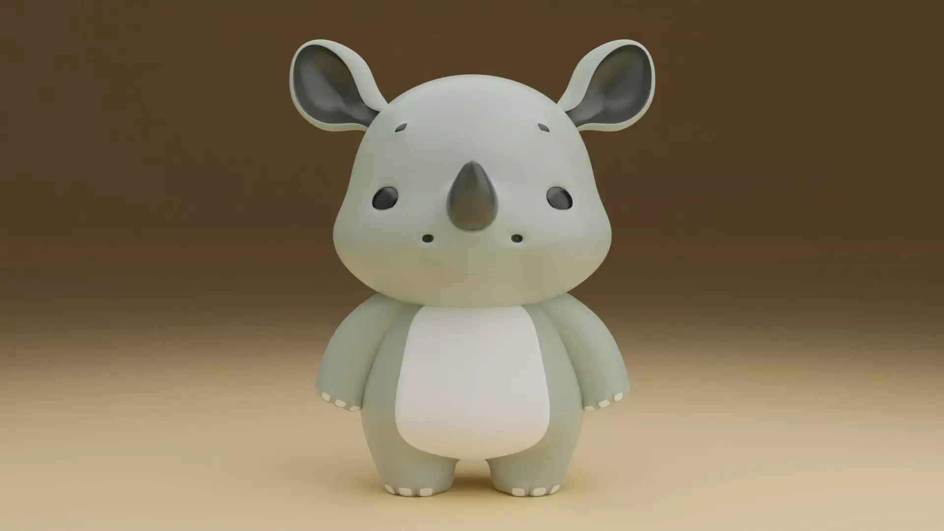 rhinoceros 3D print model_0