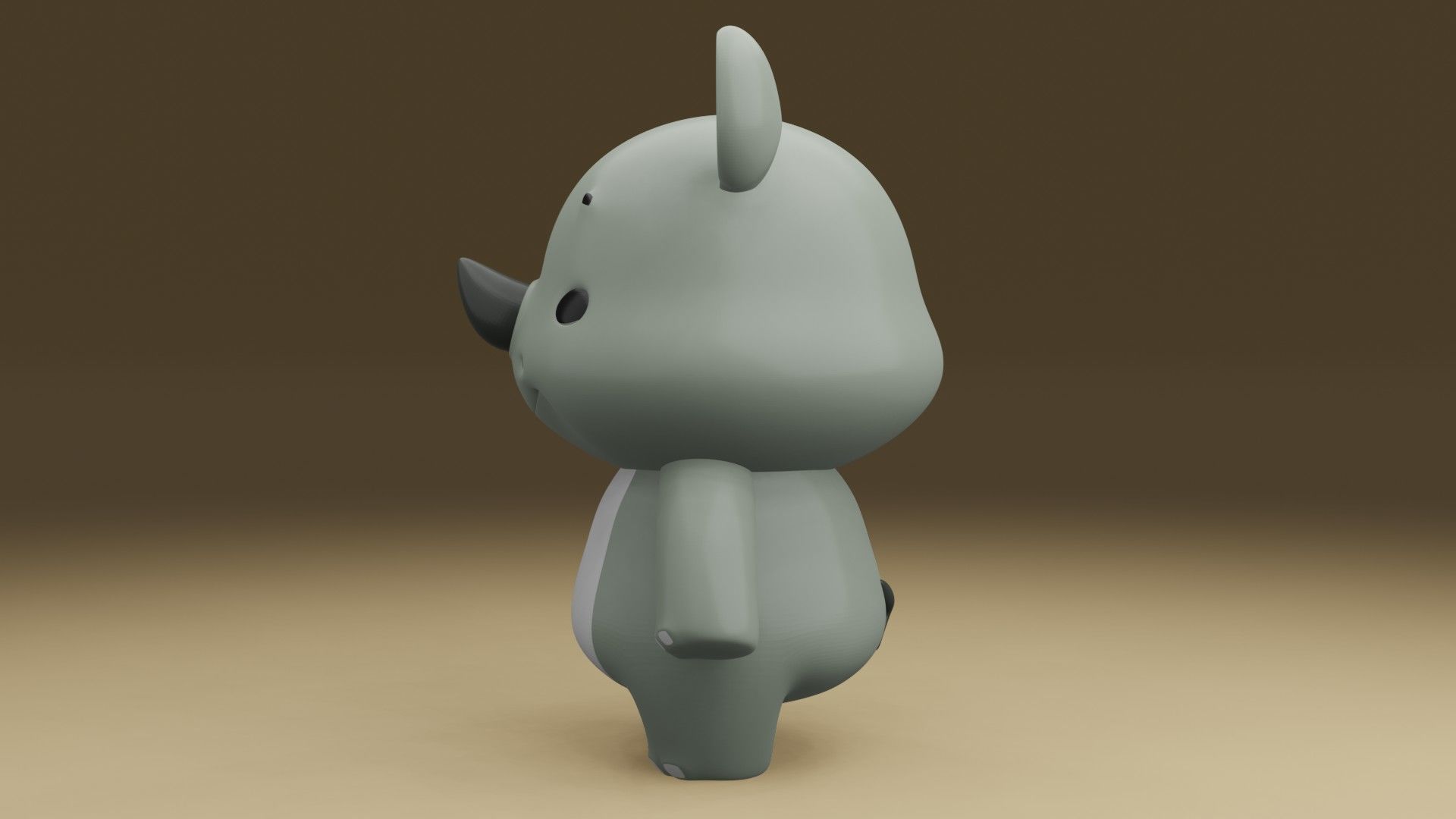 rhinoceros 3D print model_13