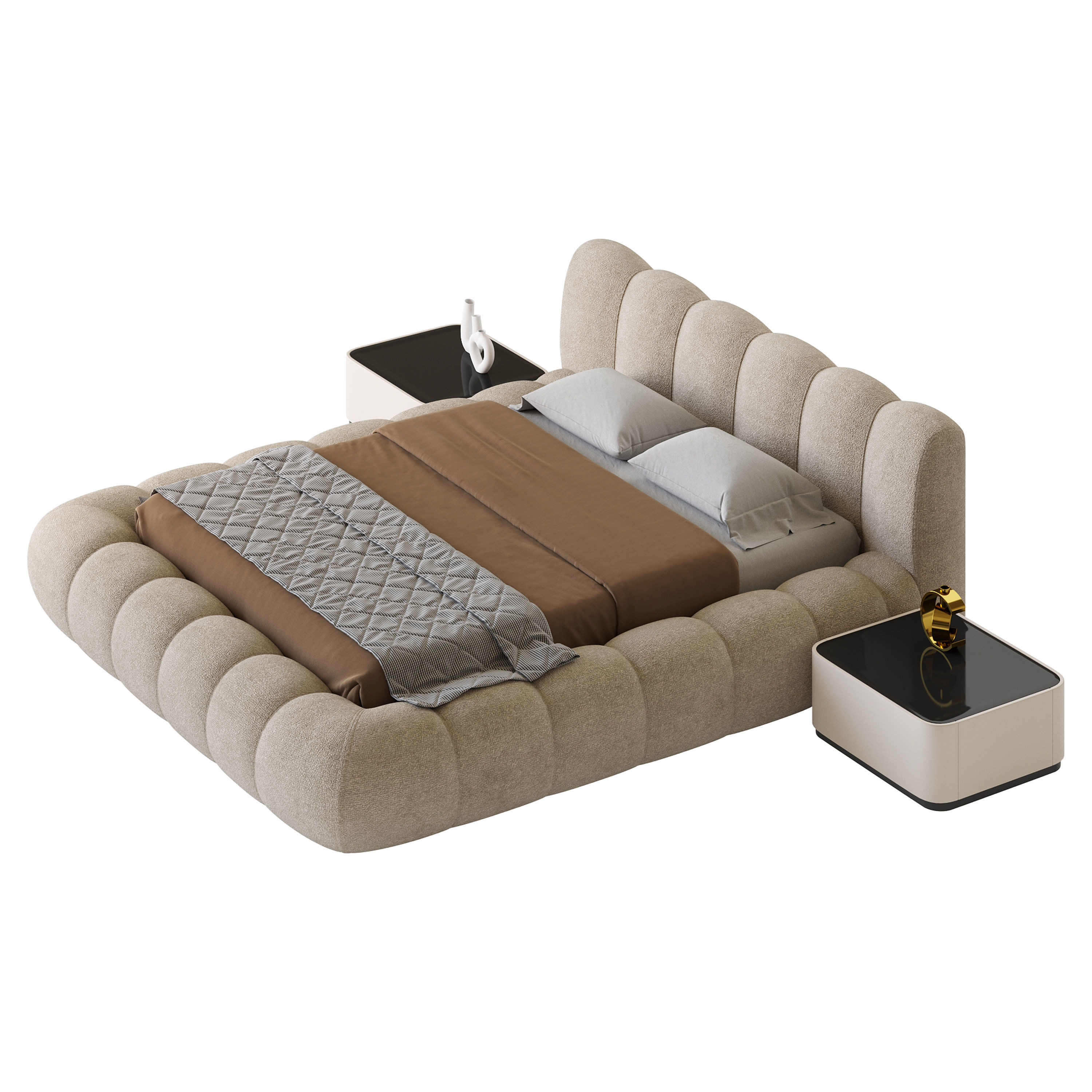 LILY bed with storages 3D model_10