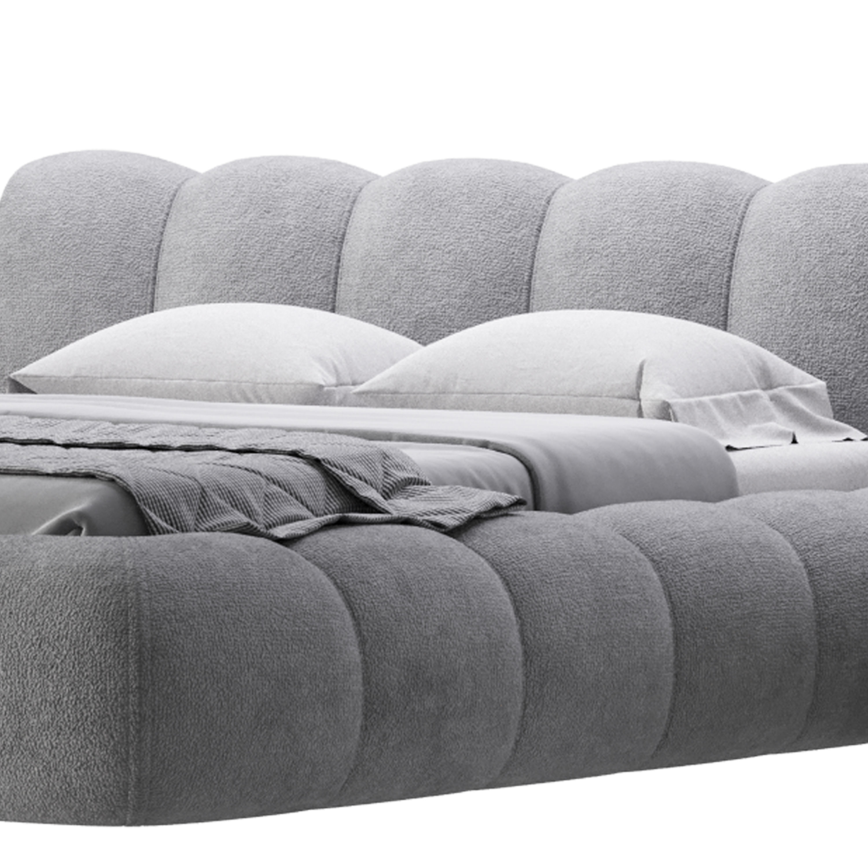 LILY bed with storages 3D model_5