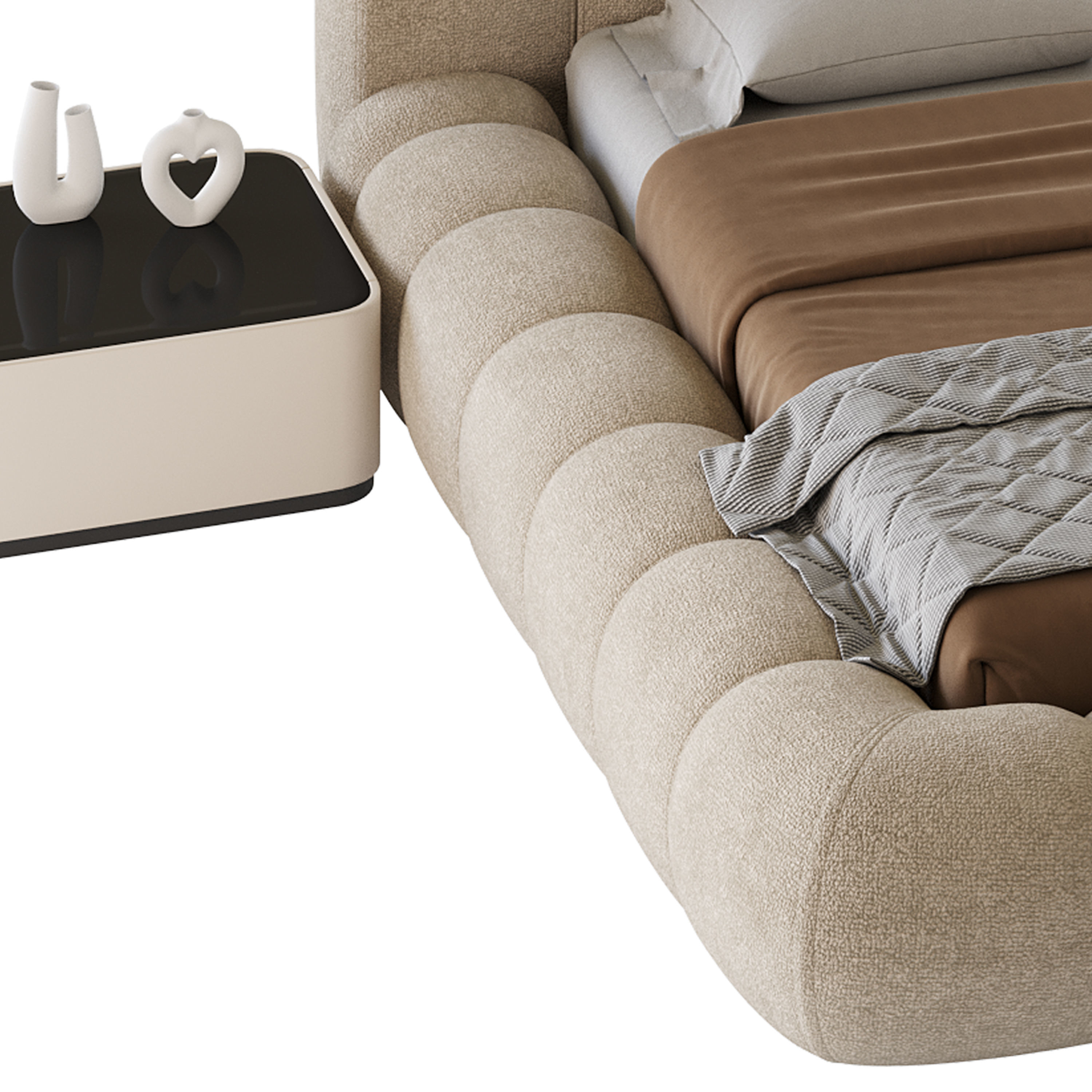 LILY bed with storages 3D model_21