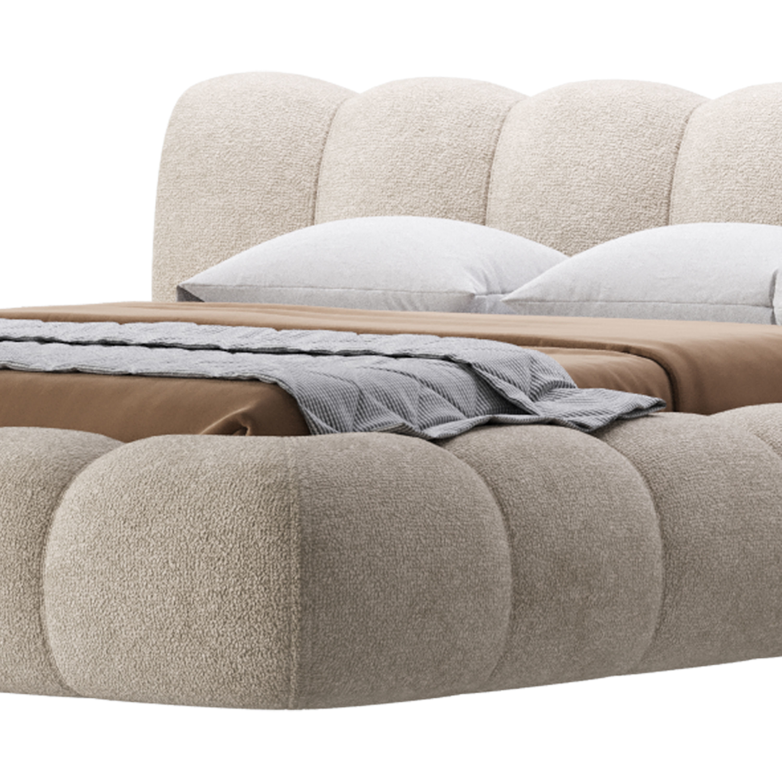 LILY bed with storages 3D model_19