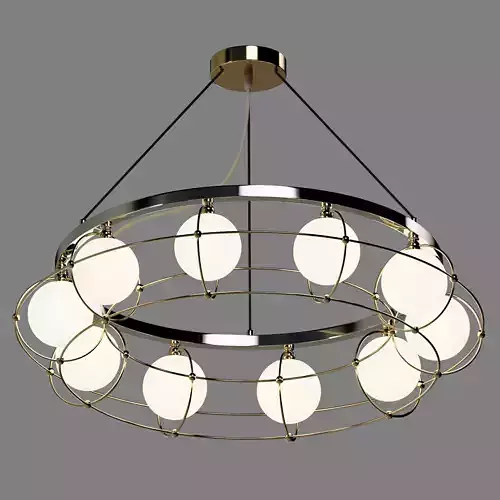 Hanging chandelier Maytoni Carcass 3D model