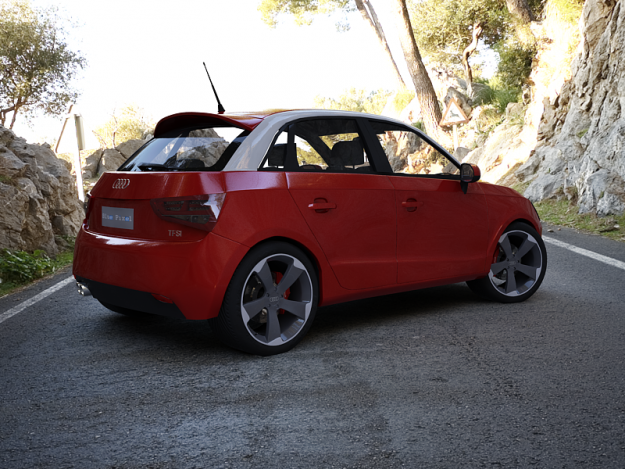 Audi A1 Sportback 3D model_8