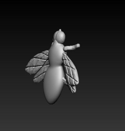 Bee Model 3D print model_2